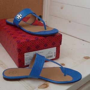 Royal Blue Tory Burch Sandals